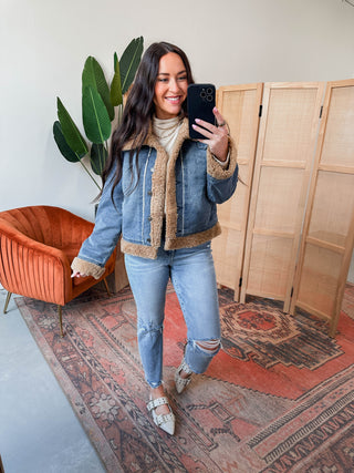 Remi Mock Neck Top-Ecru