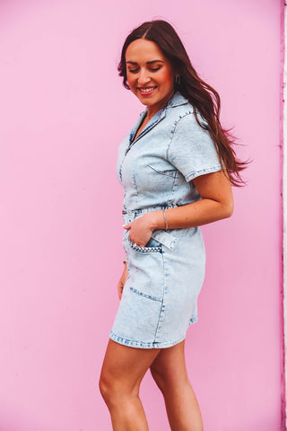 Tatum Denim Mini Dress