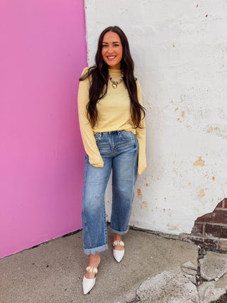 Zoe Striped Top-Daisy