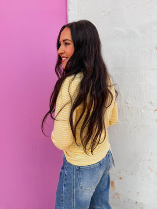 Zoe Striped Top-Daisy