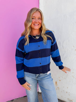 Ty Striped Cardigan