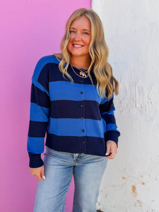 Ty Striped Cardigan