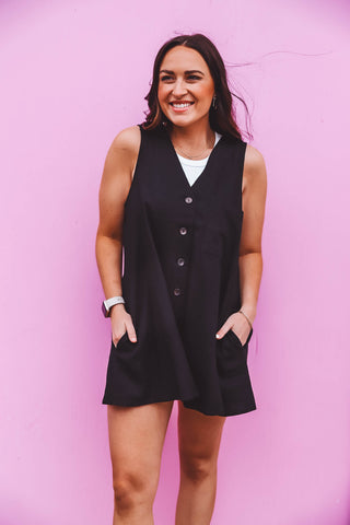 Sammie Romper-Black