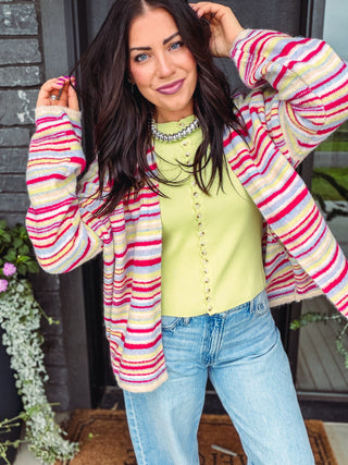 Lauren Button Down Knit Top