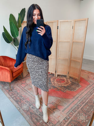 Cali Knit Midi Skirt