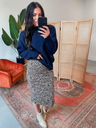 Cali Knit Midi Skirt