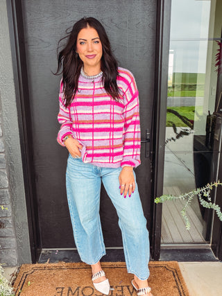 Emma Plaid Sweater