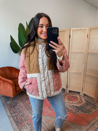 Lennon Color Block Jacket