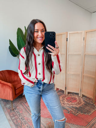 Norah Striped Knit Top