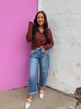 Kat Button Down Top