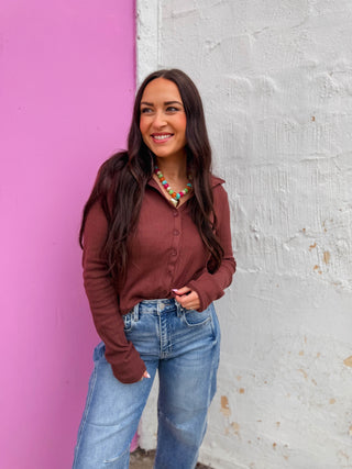 Kat Button Down Top