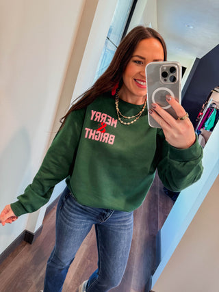 Merry + Bright Front & Back Crew