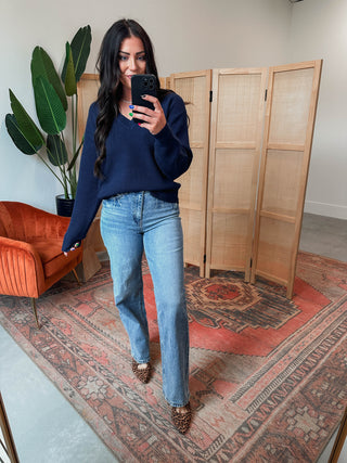 Lydia High Rise 90's Wide Leg Denim