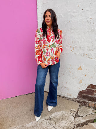 Christie Floral Top