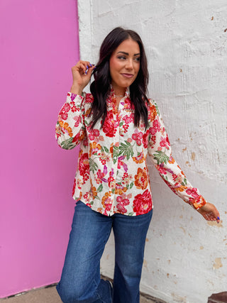 Christie Floral Top