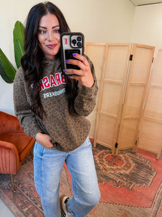 Nebraska Cornhuskers Leopard Hoodie