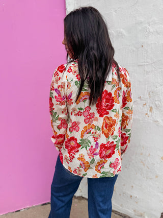 Christie Floral Top