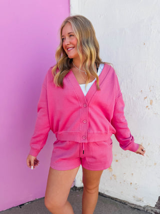 Cozy Club Lounge Set-Pink