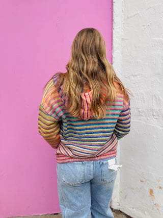 Lucky Charm Zip Up Sweater