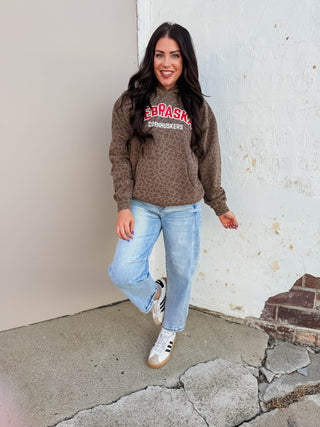 Nebraska Cornhuskers Leopard Hoodie