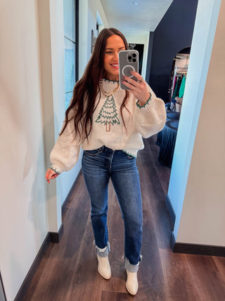 Frosted Pines Sweater