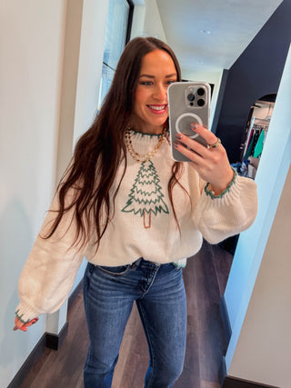 Frosted Pines Sweater