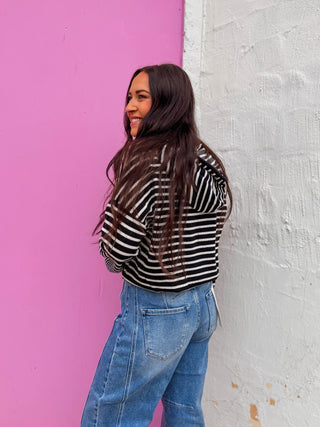 Alexis Striped Hoodie