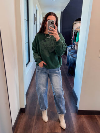 Holiday Season Embroidered Crew