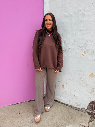 Brielle Sweater-Espresso