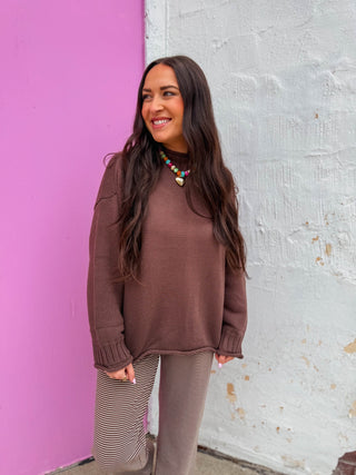 Brielle Sweater-Espresso