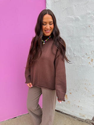 Brielle Sweater-Espresso