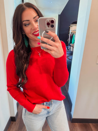 Noelle Waffle Knit Sweater