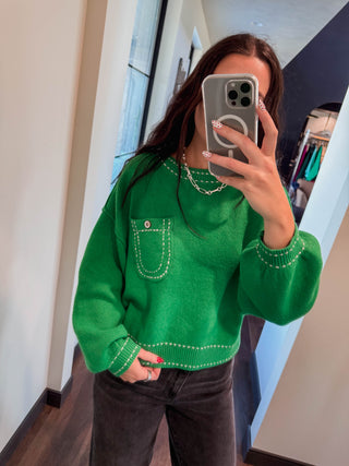 Mara Sweater-Green