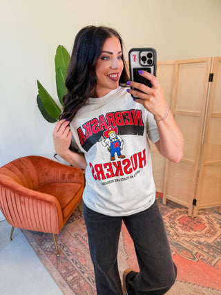 Nebraska Cornhuskers Banner Herbie Tee