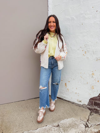 Kiara Henley Sweater-Lemon