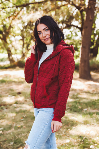 Reilly Jacket-Burgundy