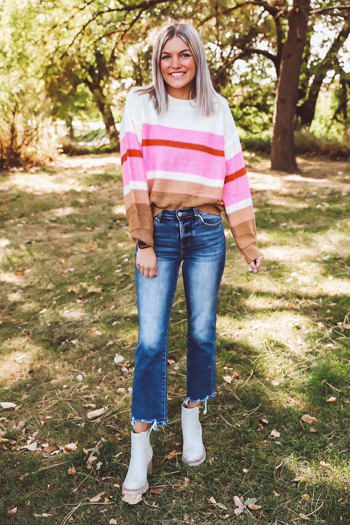 Beth Color Block Sweater