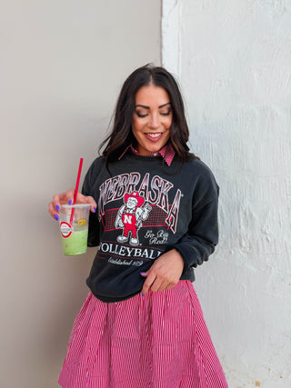 Lily Striped Mini Dress