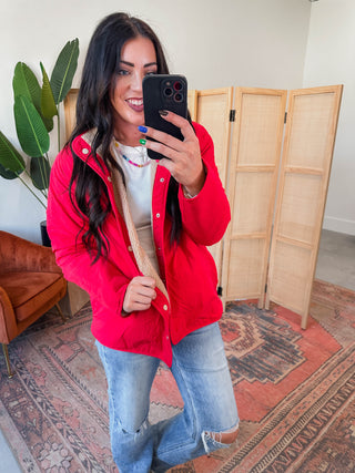 Maddox Reversible  Sherpa Jacket