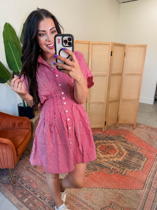 Lily Striped Mini Dress