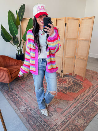 Nova Striped Cardigan