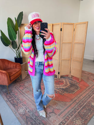 Nova Striped Cardigan