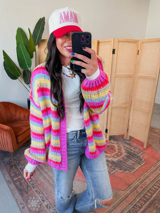 Nova Striped Cardigan