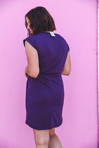 Miranda Mini Dress-Purple