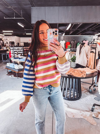 Savannah Color Block Sweater