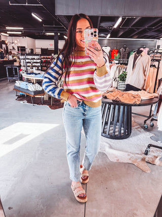 Savannah Color Block Sweater