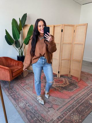 Nellie Sweater-Caramel