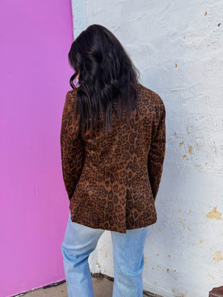 Whitney Leopard Blazer