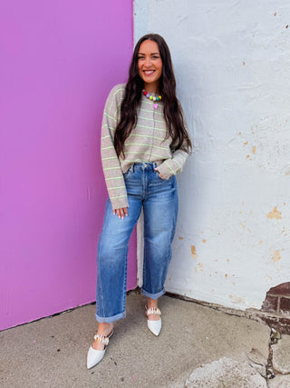Georgie Striped Cardigan