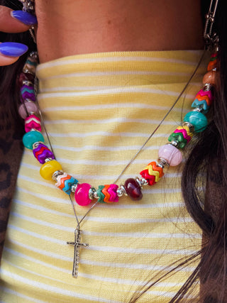 Sweet Chaos Silver Necklace